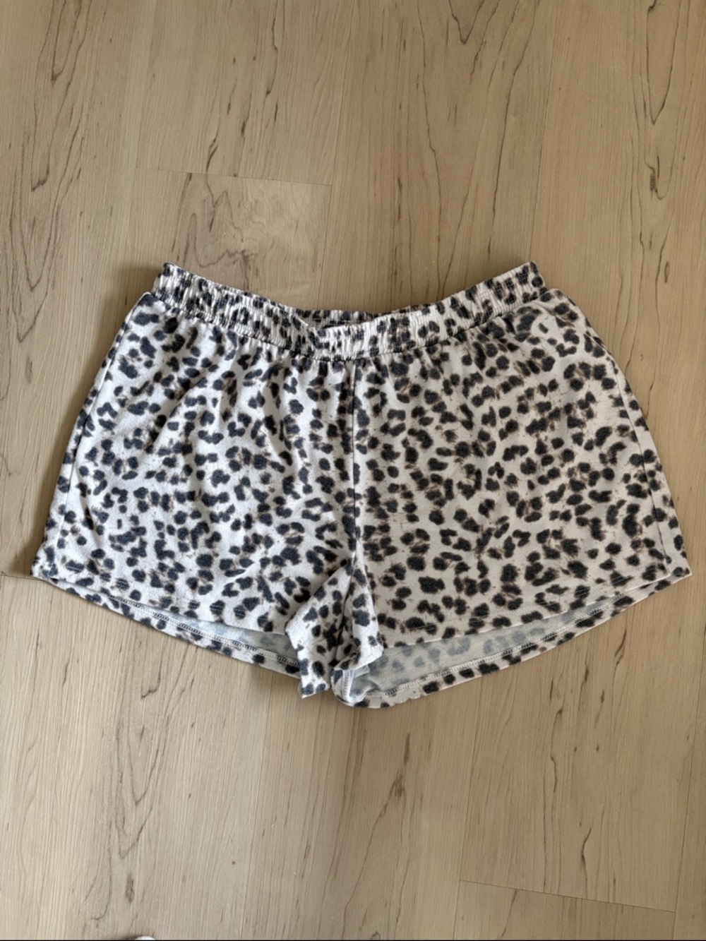 Leopard Print Cozy Z Supply Sleep Shorts
